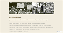 Desktop Screenshot of alastairlawrie.net